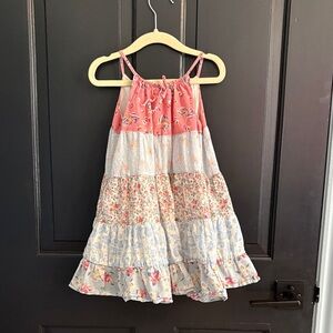 Ralph Lauren Kids Patchwork Dress - Pink and Blue